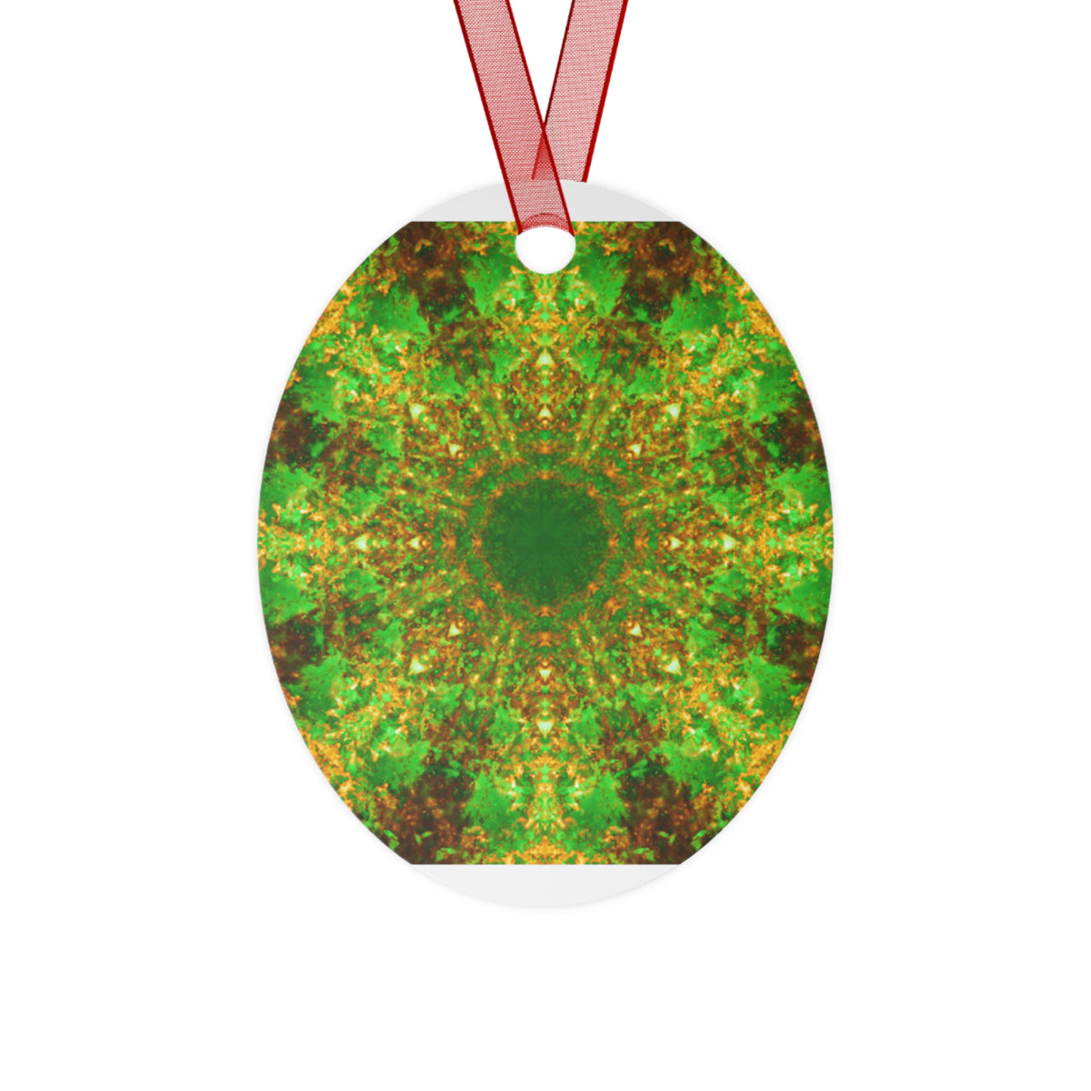 Katerina's Yule Lighted String Desires Metal Ornaments