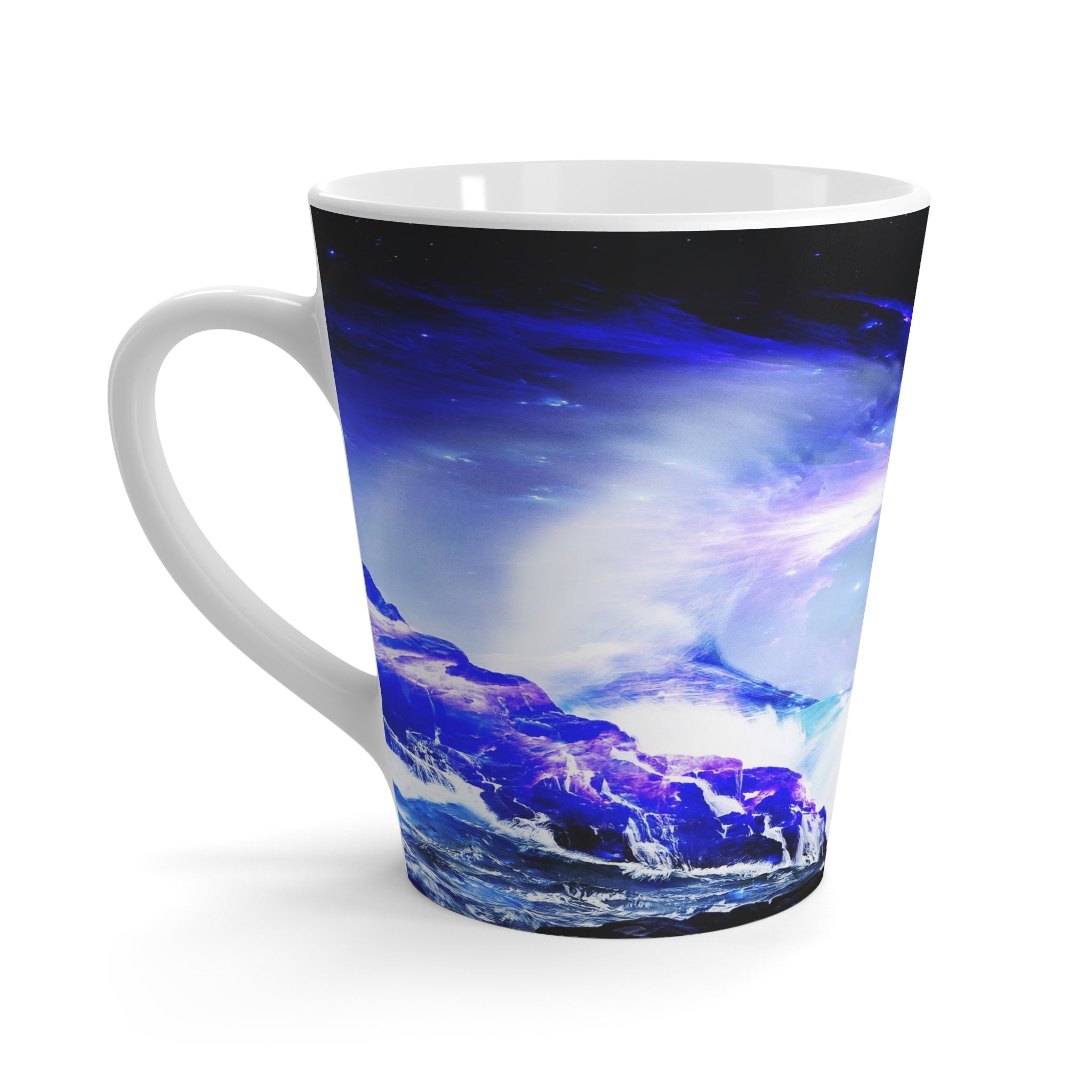 Amethyst Sapphire Serenity Bay Dreams Latte Mug
