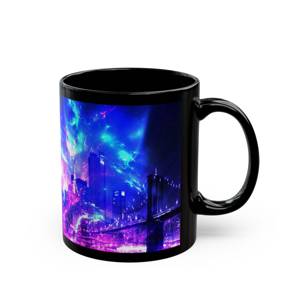 Amethyst New York Dreams Black Mug