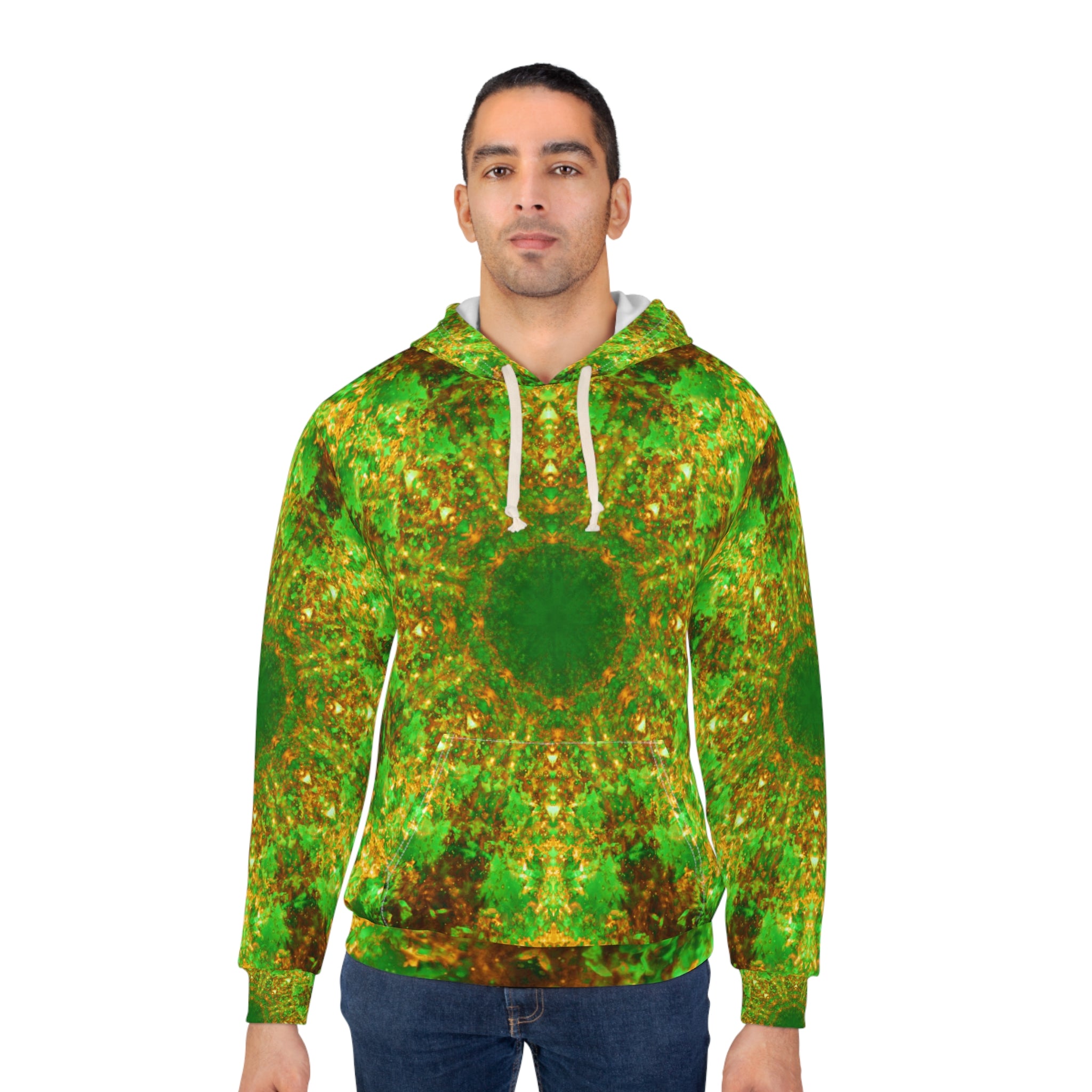 Katerina's Yule Lighted String Desires Unisex Pullover Hoodie
