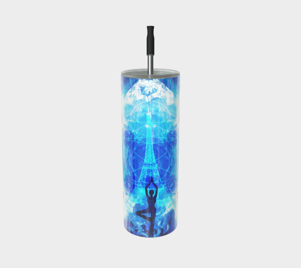 Amen Jin's Mandala of Dragon Fire Parisian Meditations Stainless Steel Tumbler