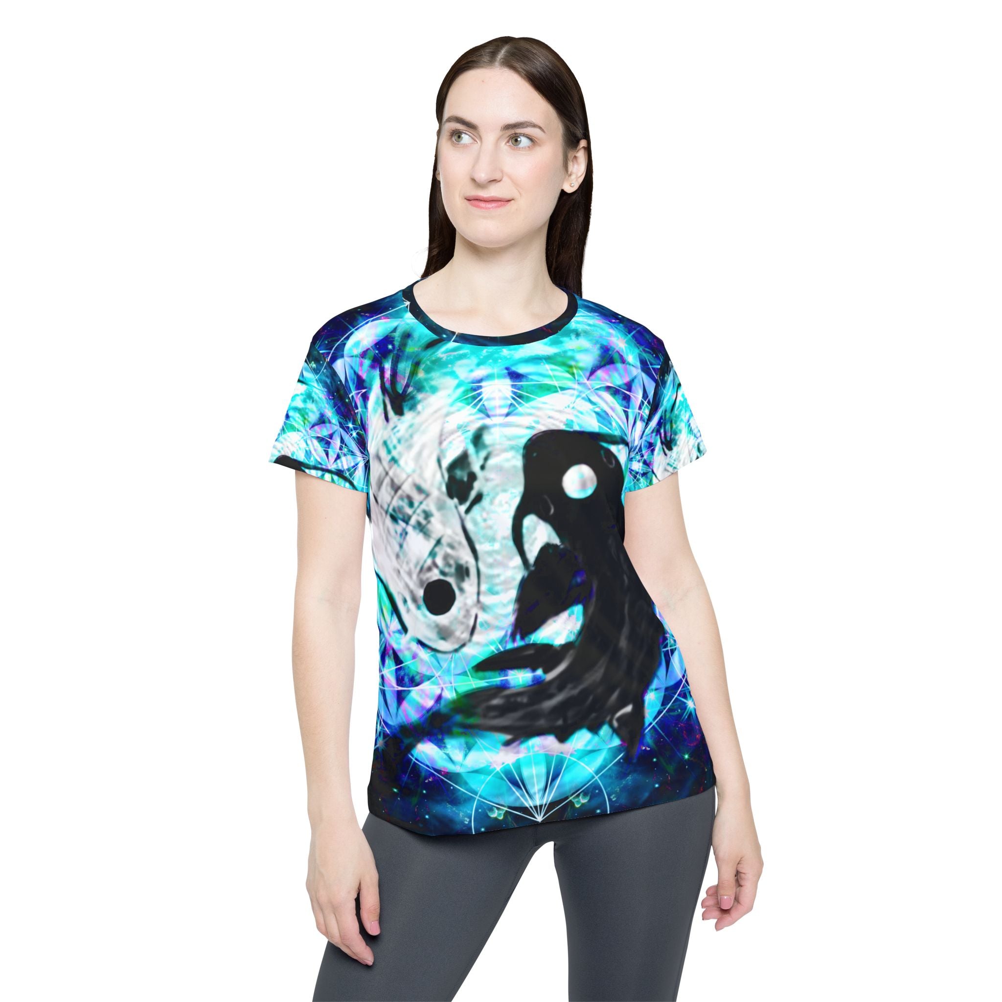 Katerina's Now and Forever Koi Meditations Women's Sports Jersey
