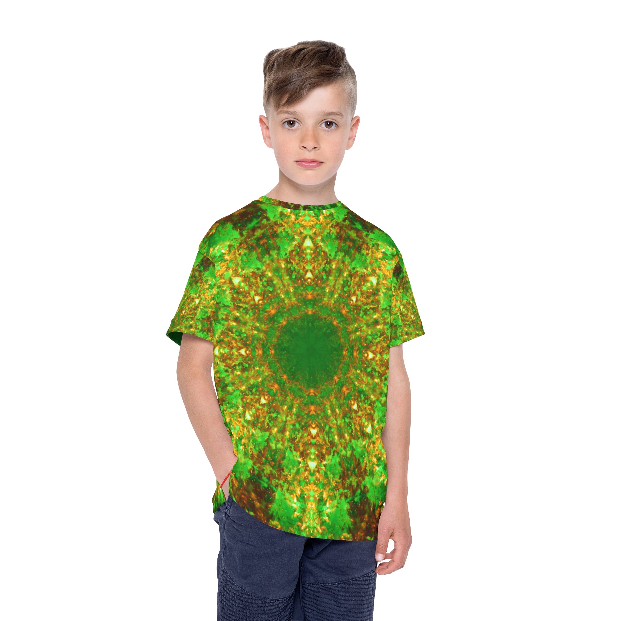 Katerina's Yule Lighted String Desires Kids Sports Jersey