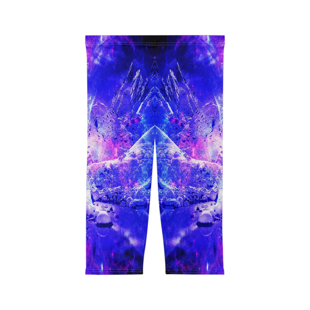 Amethyst Yule Night Dreams Women's Capri Leggings