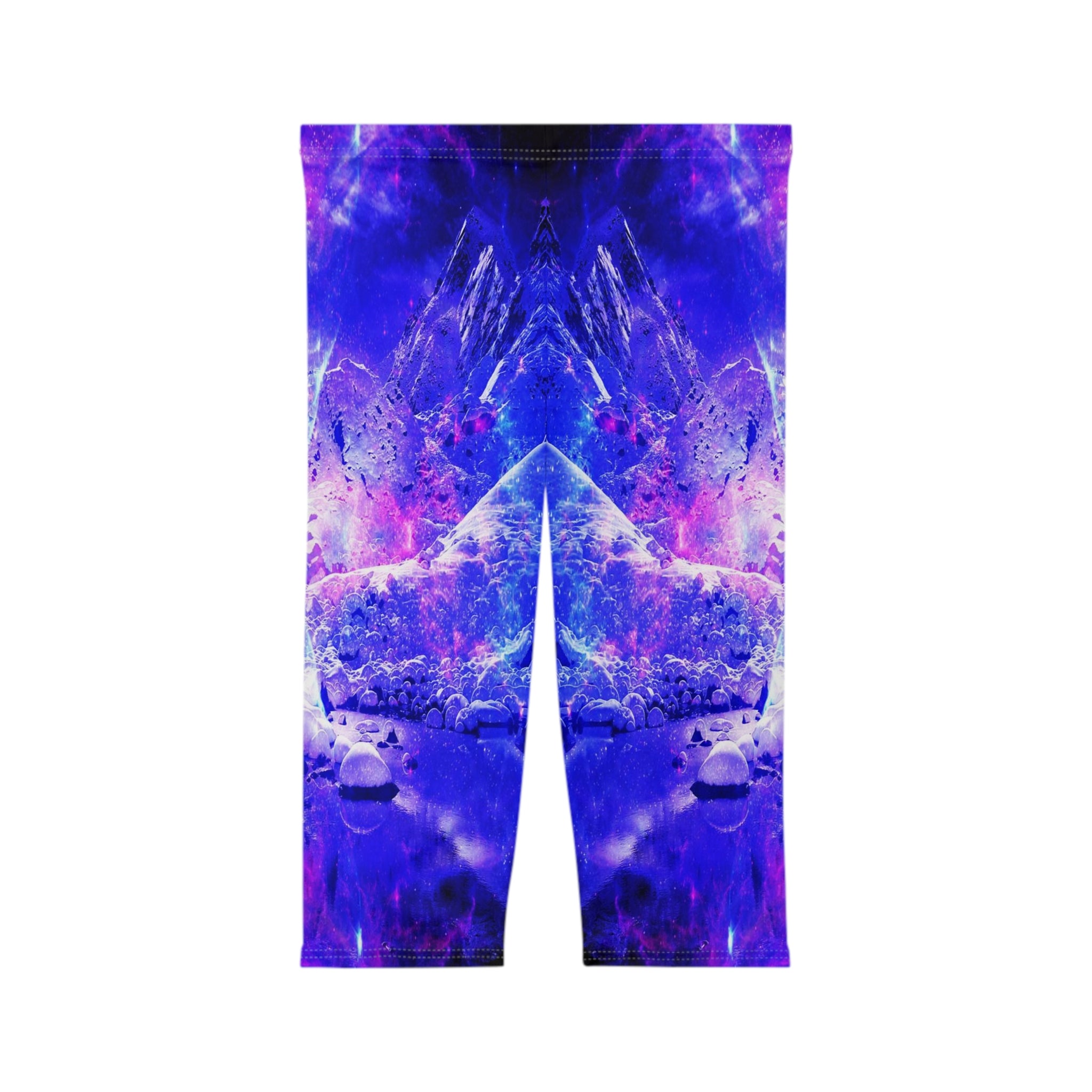 Amethyst Yule Night Dreams Women's Capri Leggings
