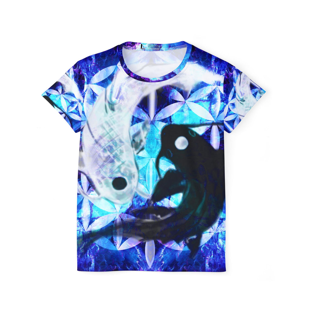 Amen Jin's Dragon's Gate Koi Meditations Women's Sports Jersey