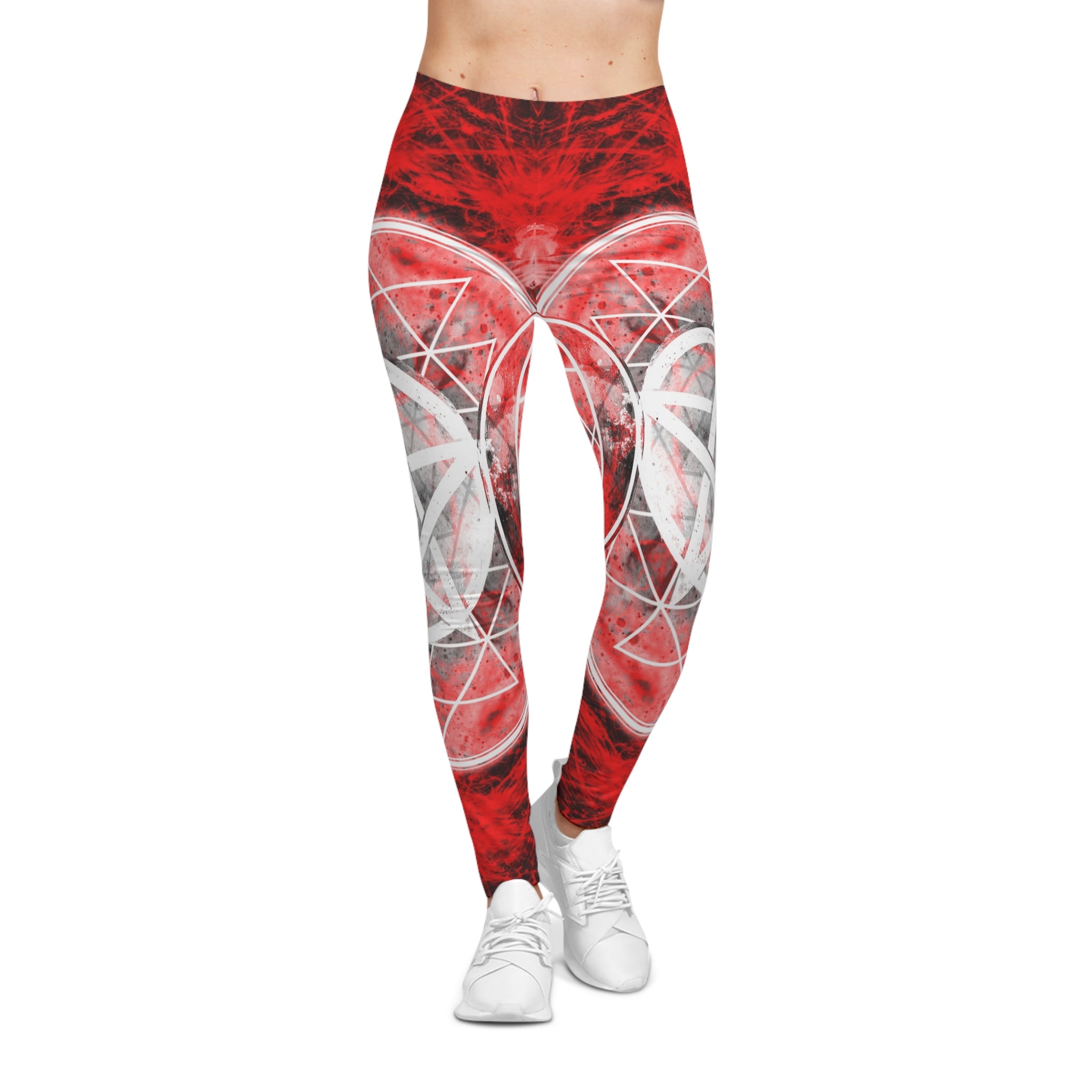 Katerina's Waiting for Hello Triple Goddess Meditations Women's Casual Leggings