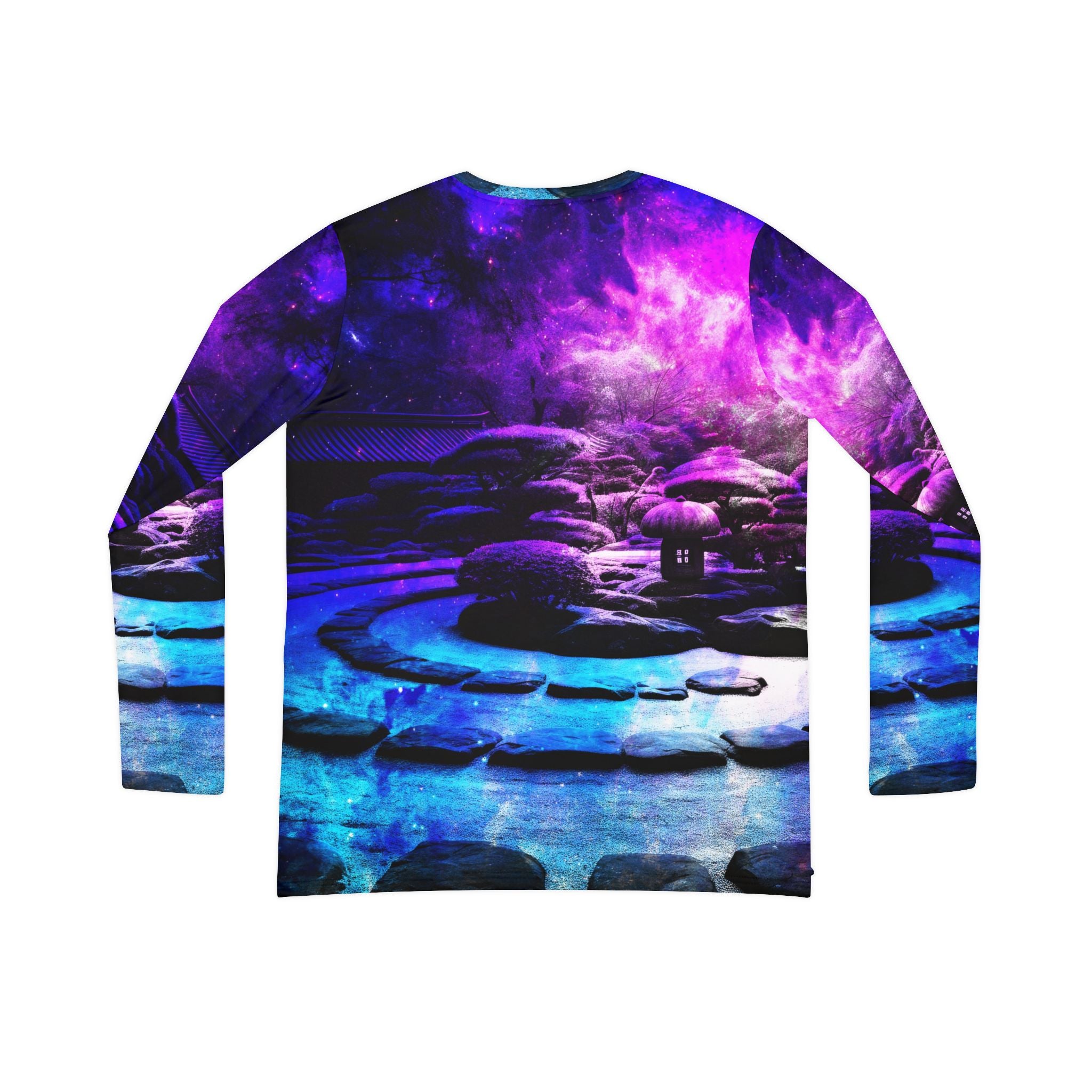 Creation's Heaven Tranquil Garden Dreams Women's Long Sleeve V-neck Shirt