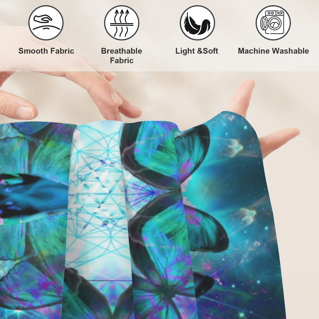 Katerina's Now & Forever Metamorphosis Meditations Twin Bedding Set (Fitted Sheet + Pillowcases) | Ships from USA