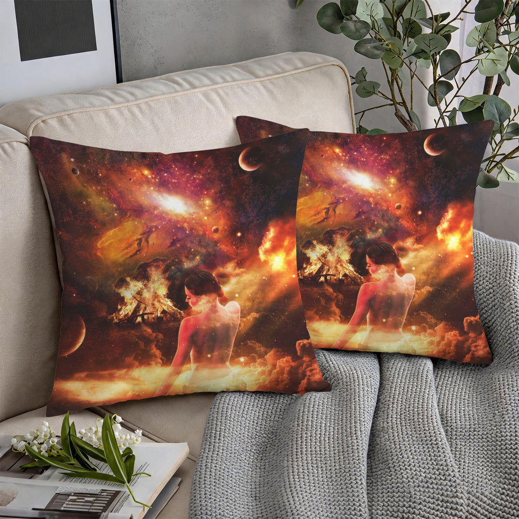 Samhain Magical Night Dreams Custom Pillow Cases 18" x 18" (2-Pack) | Ships from USA