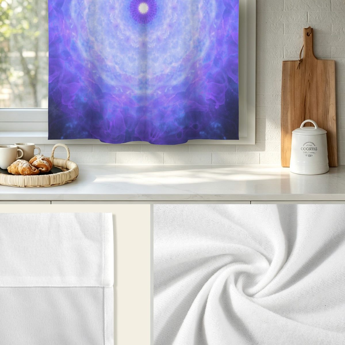 Katerina's Dragon Heart Desires Window Curtain 52" x 63" ( 1 Piece ) | Ships from USA
