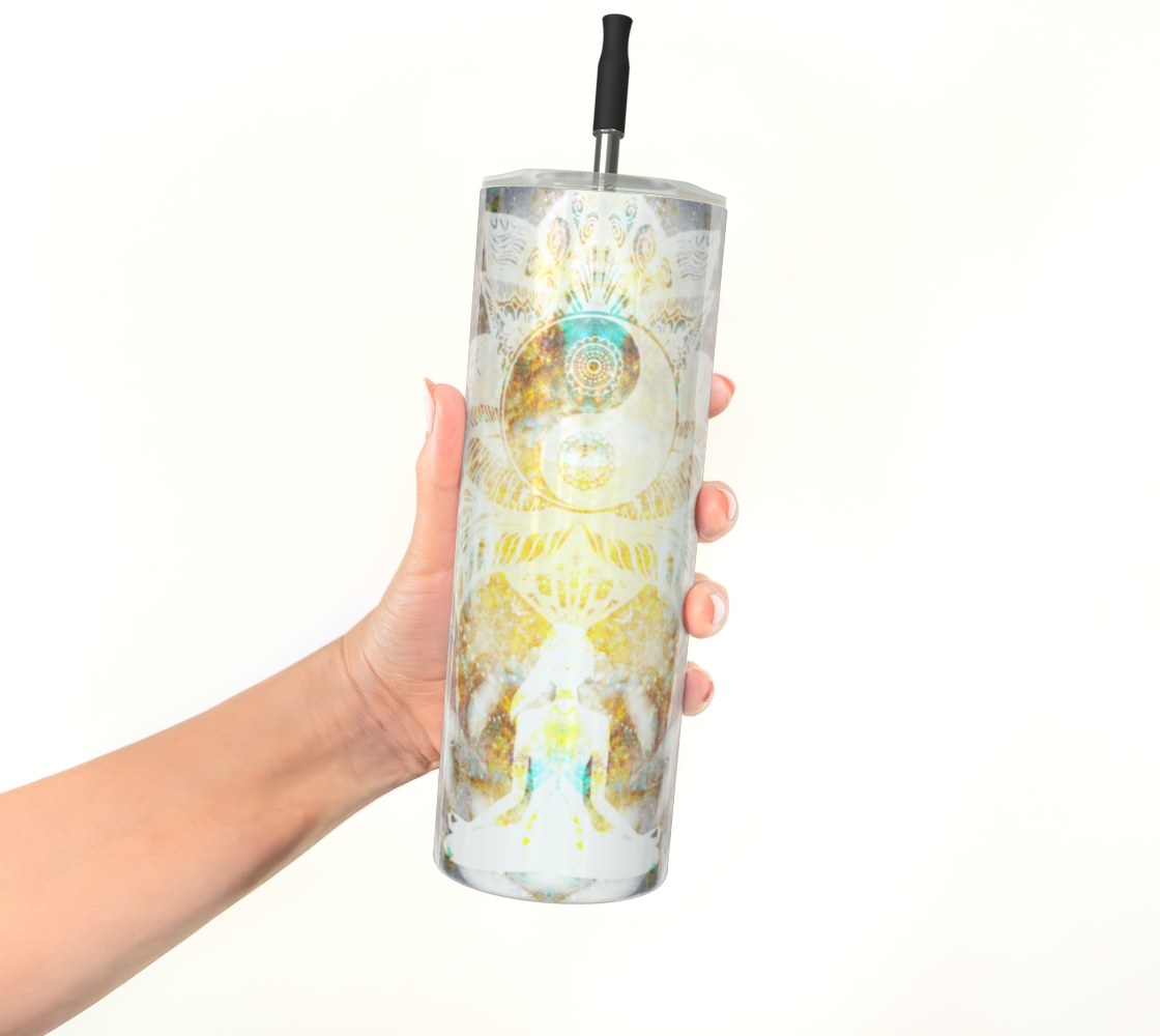 Desire to Breathe Again Lotus Meditations Stainless Steel Tumbler