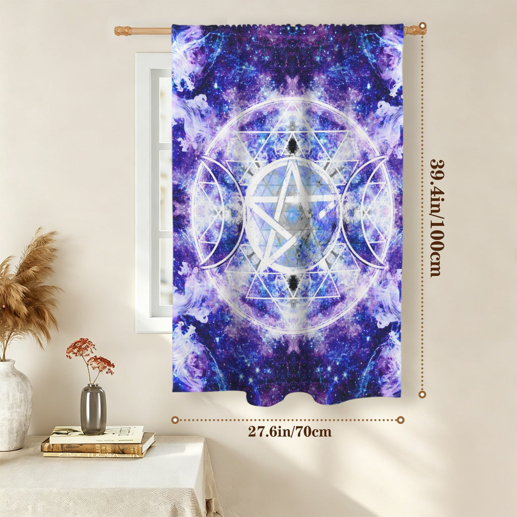 Amen Jin's Katerina's Drcaularian Dragoness Triple Goddess Meditations Window Curtain 27.6" x 39.4" ( 1 Piece ) | Ships from USA
