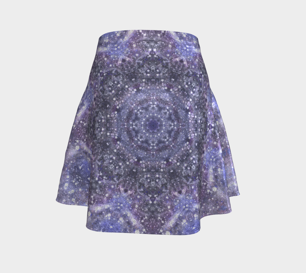 Katerina's Lilac Star Desires Flared Skirt