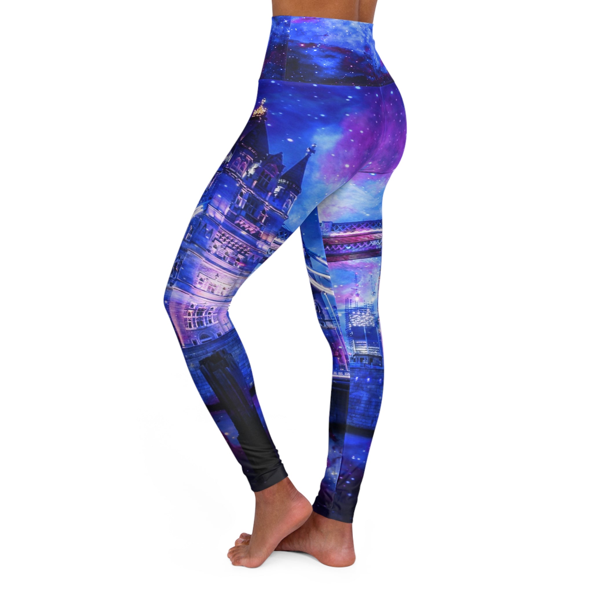 Lover's London Dreams High Waisted Yoga Leggings