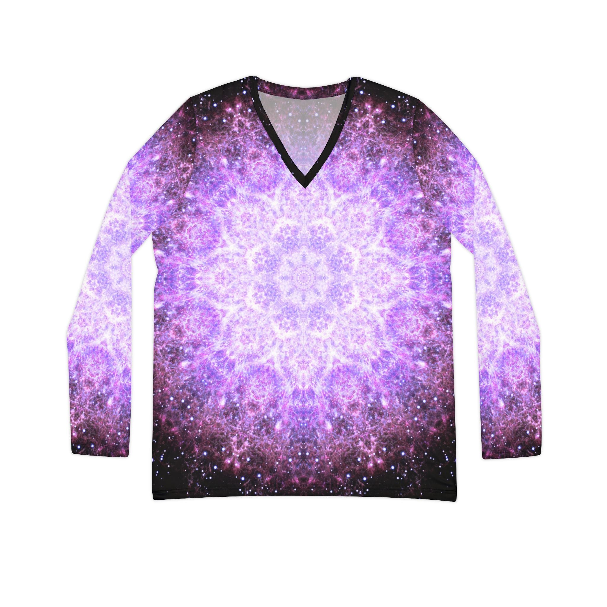 Sahasara Desires Long Sleeve V-neck Shirt