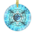 Amen Jin's all the White Horses Triple Goddess Meditations Glass Ornaments