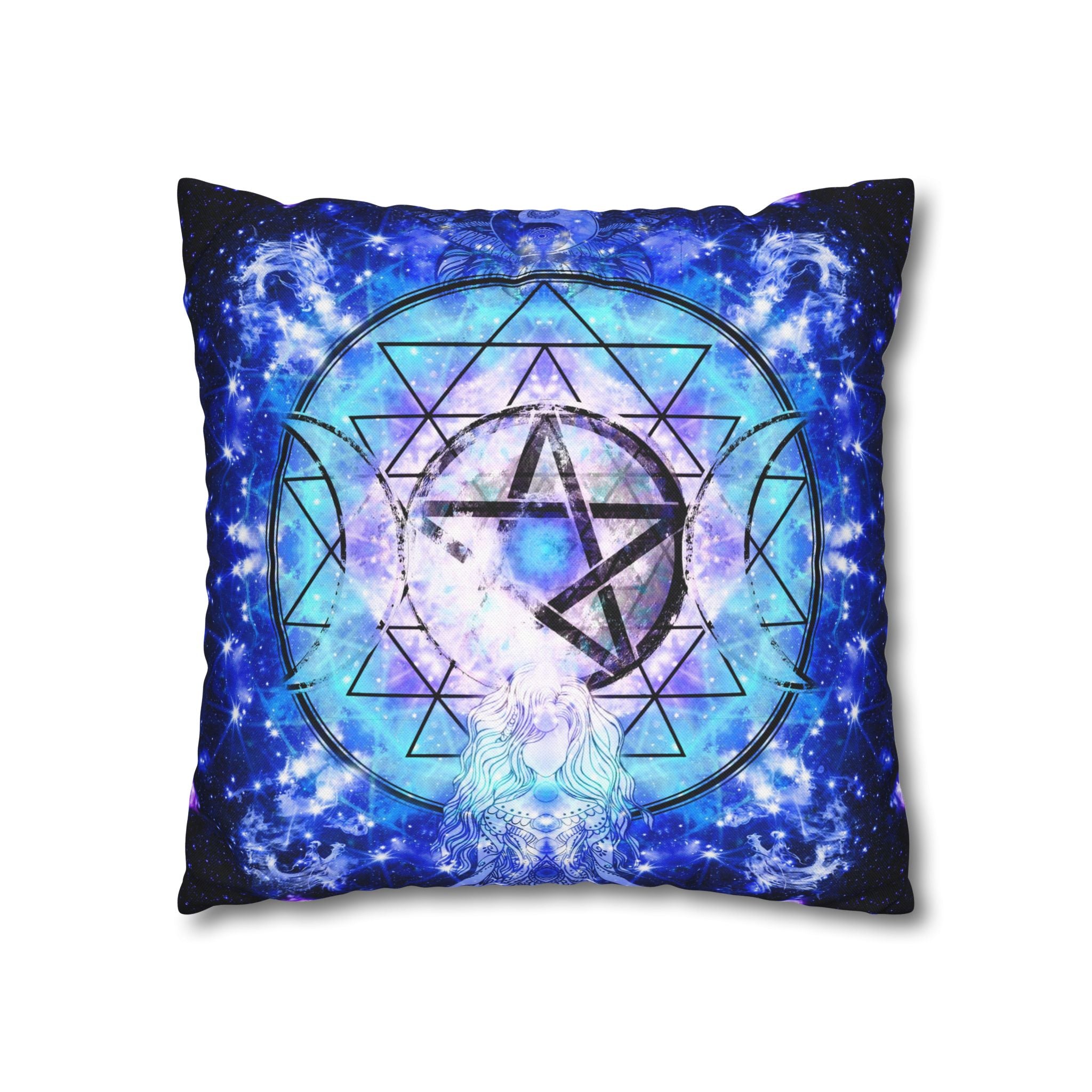 Amen Jin's Katerina's Eros and Psyche Magical Meditations Square Pillow Case