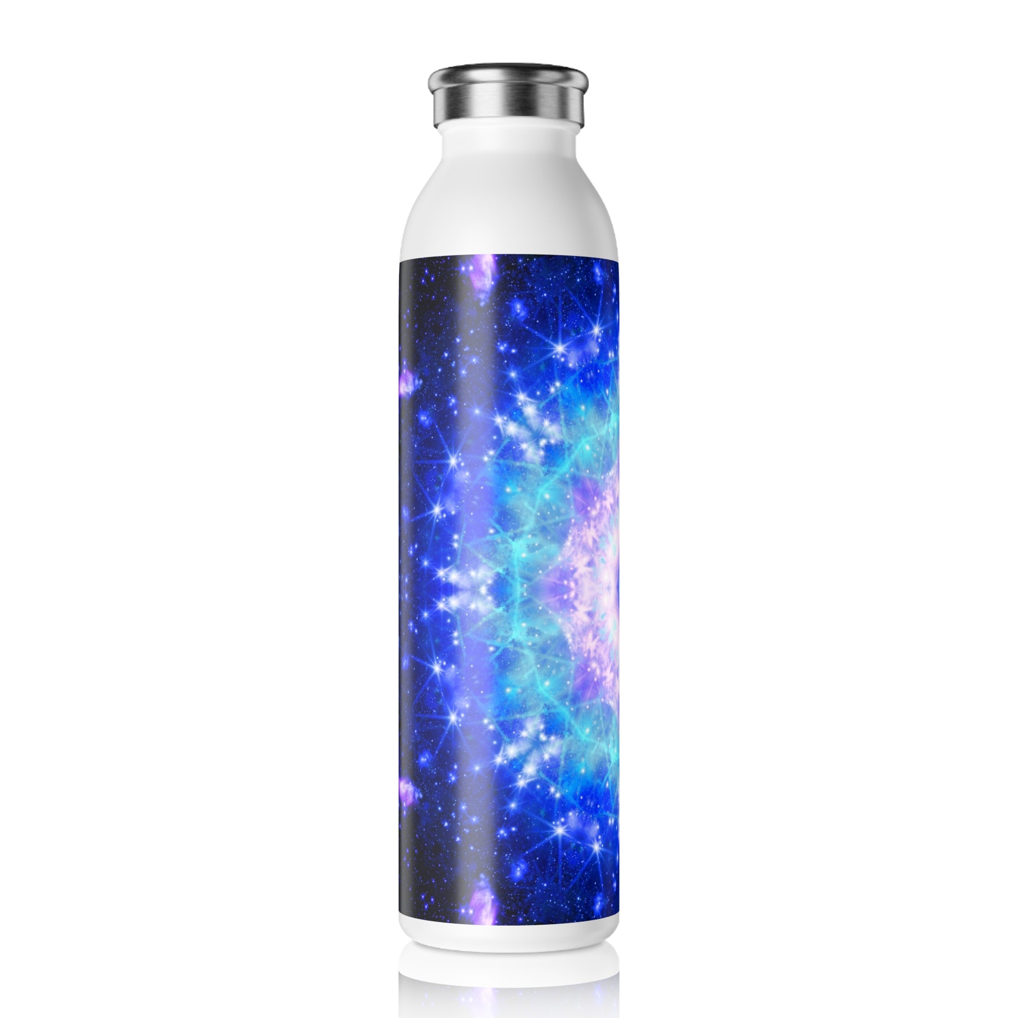 Katerina's Mandala of Dragon Fire Desires Slim Water Bottle