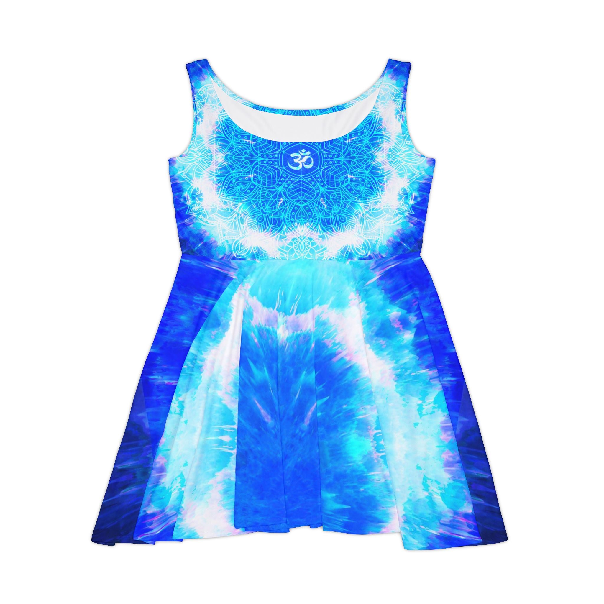 Amen Jin's Blue Sun Om Meditations Women's Skater Dress