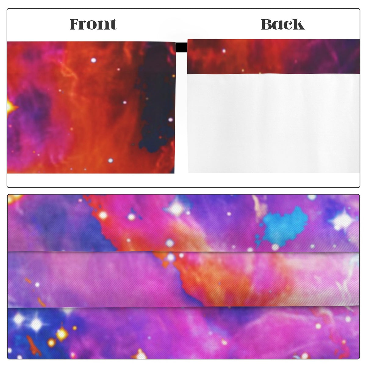 Katerina's Cassandra Desires Floor-To-Ceiling Curtain 52x84inch | Ships from USA