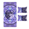 Katerina's Triple Goddess Magickal Desires Twin Bedding Set (Fitted Sheet + Pillowcases) | Ships from USA