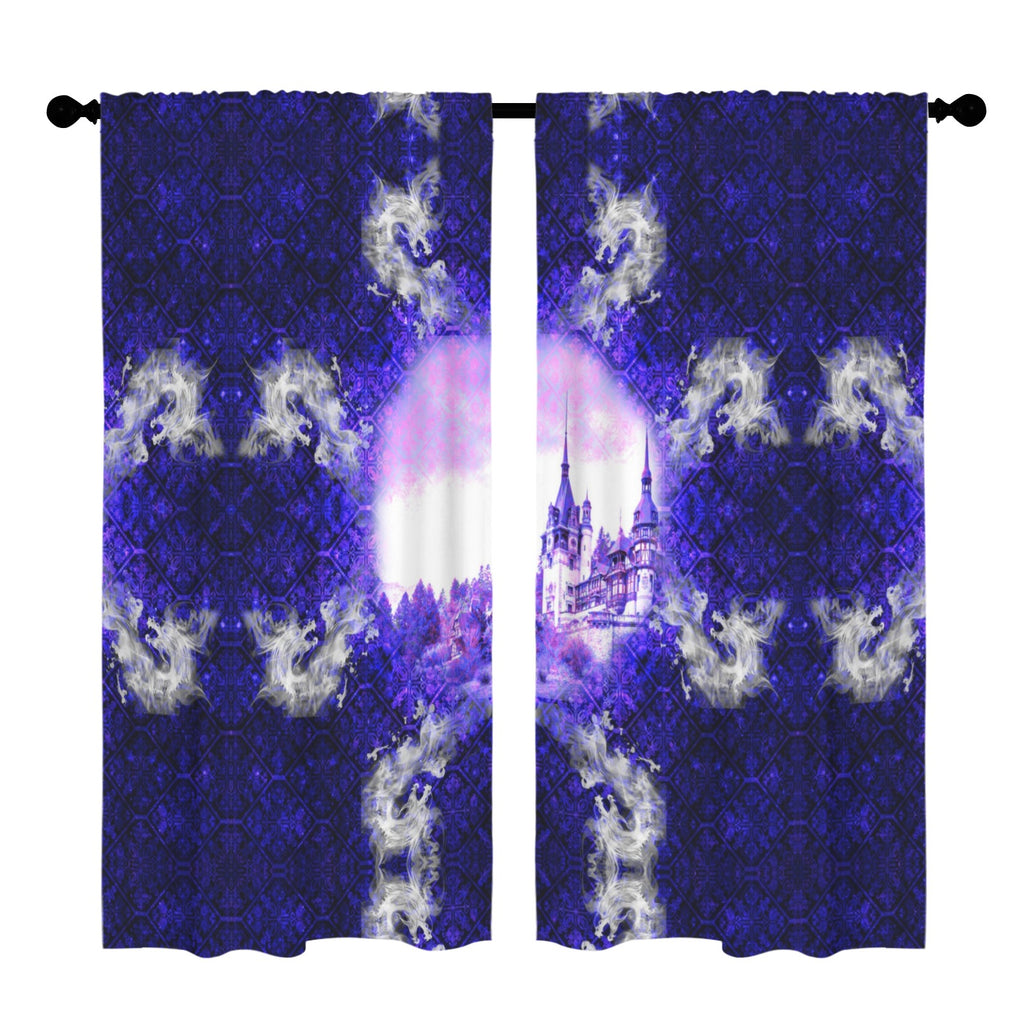 Katerina's Dragon's Eye Desires Dragoness Dreams Floor-To-Ceiling Curtain 52x84inch | Ships from USA