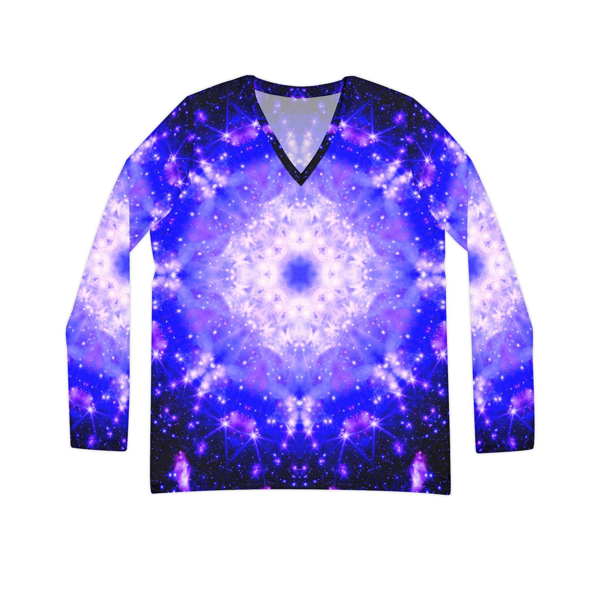 Katerina's Psyche Desires Women's Long Sleeve V-neck Shirt