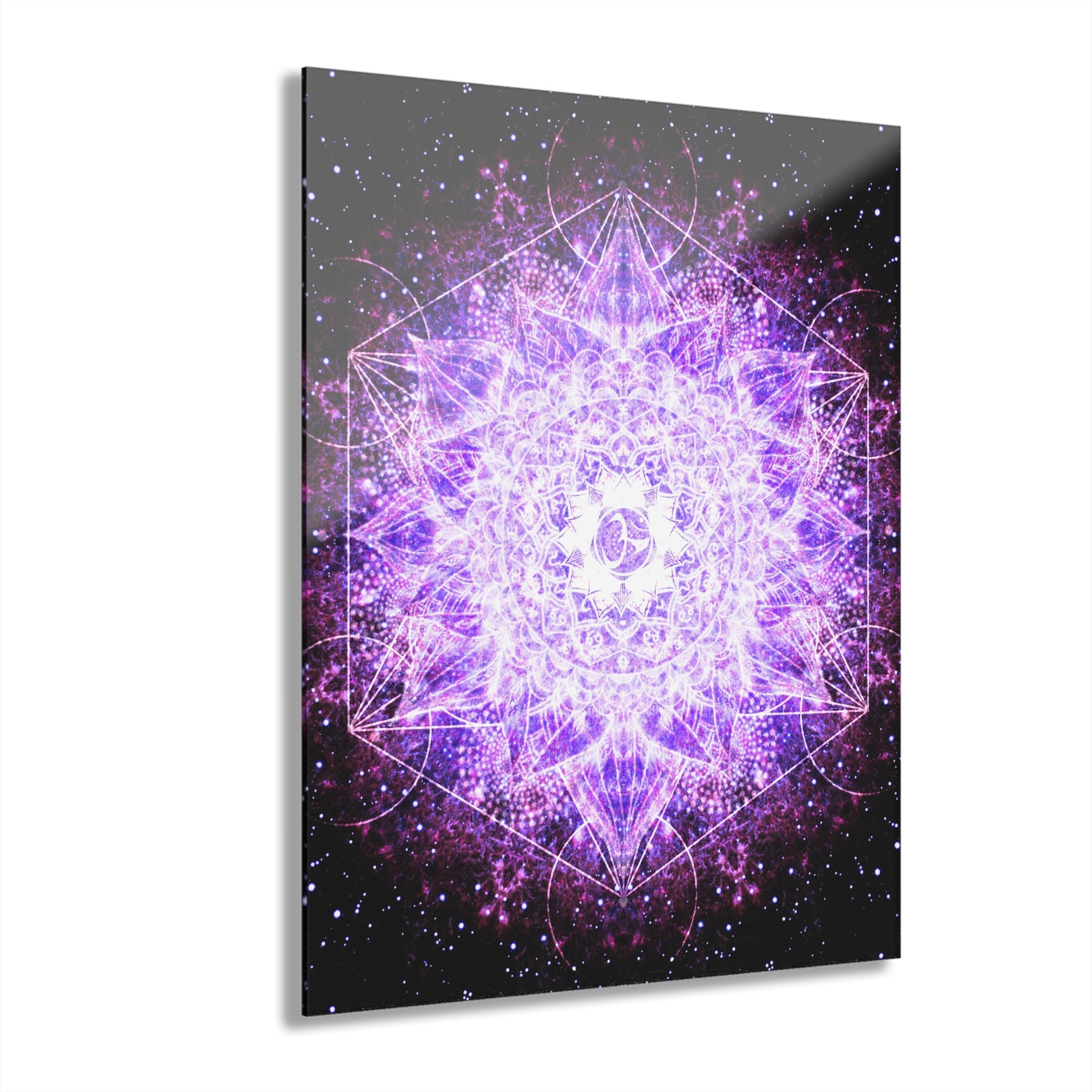 Sahasrara Meditations Acrylic Print (French Cleat Hanging)