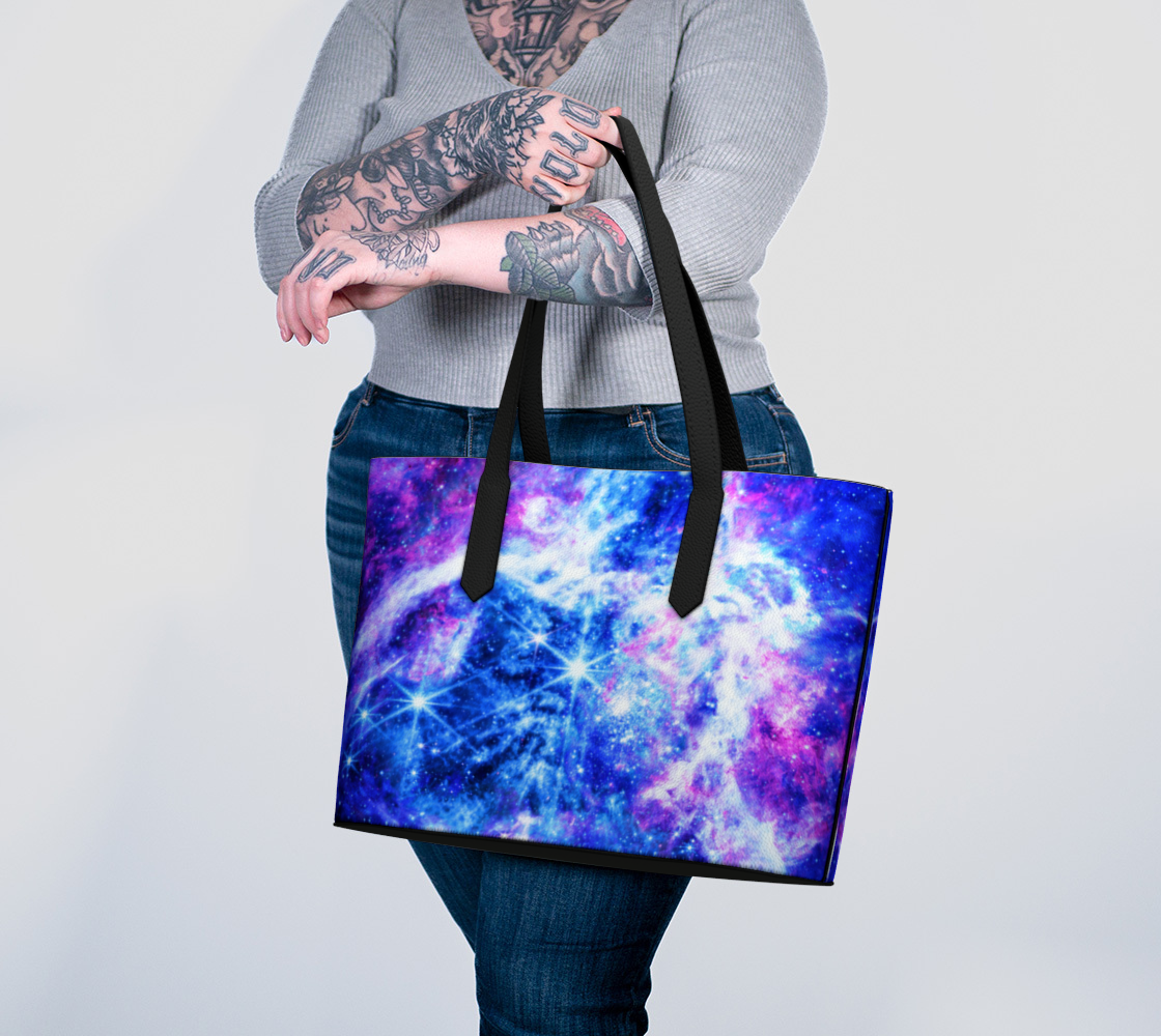 Katerina's On My Way to Neverland Dreams Vegan Leather Tote Bag