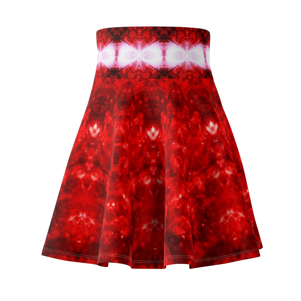 Katerina’s Battle Symphony Red Instead 2022 Desires Women's Skater Skirt