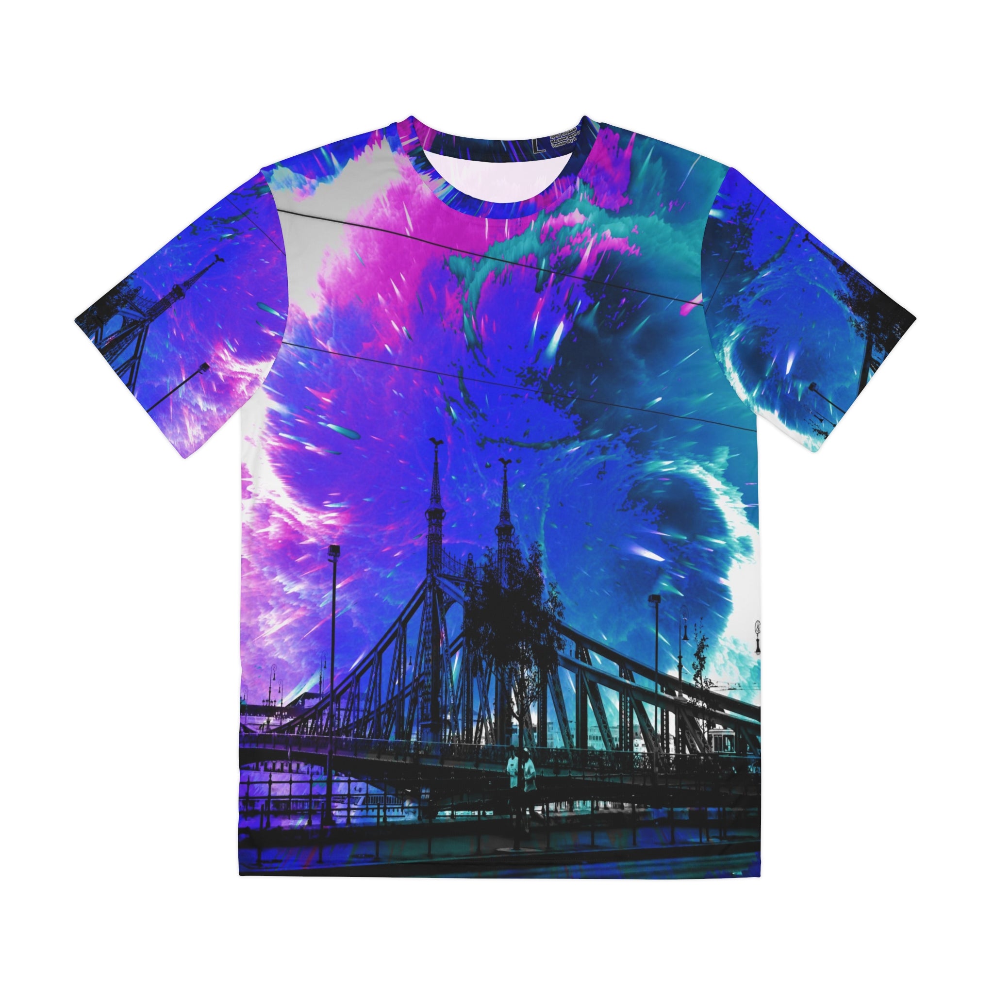 Creation Liberty Bridge Desires Men's Polyester Tee