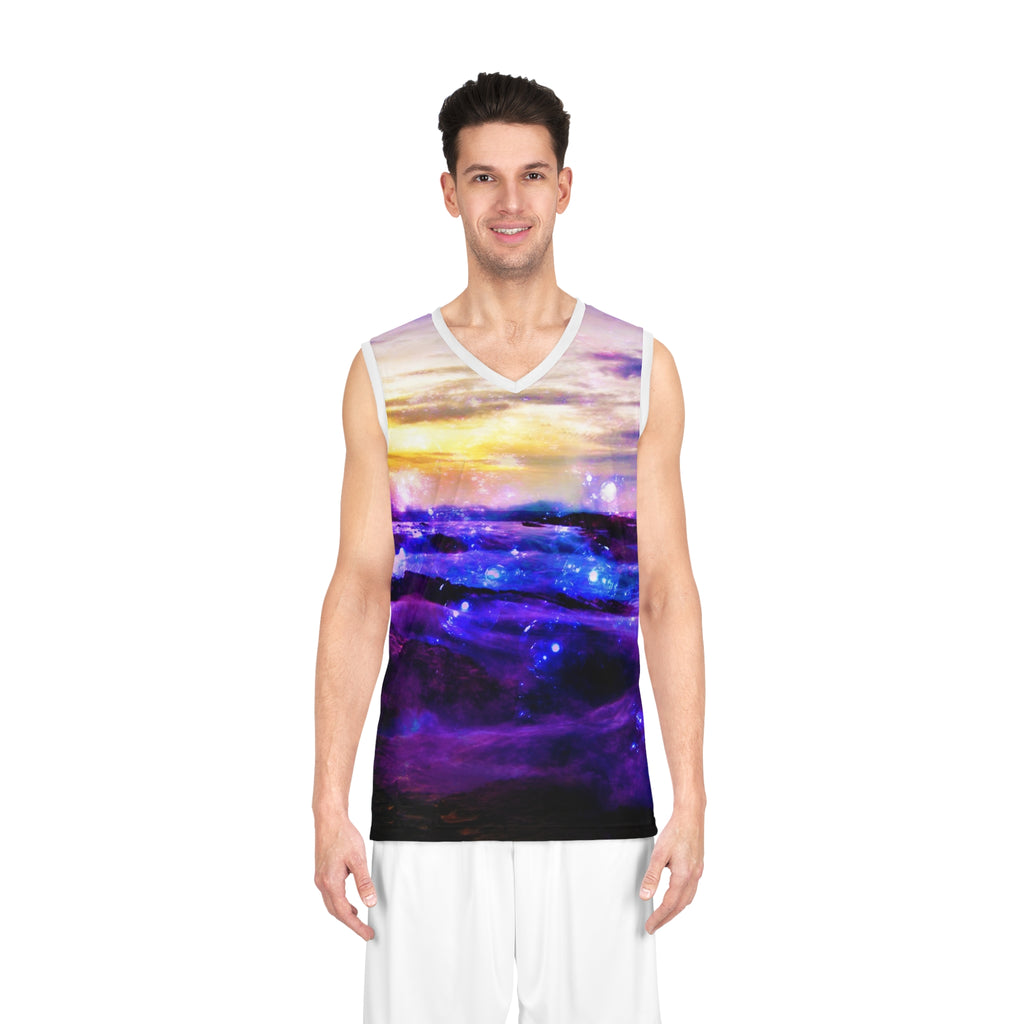 Vanilla Twilight Dreams Basketball Jersey