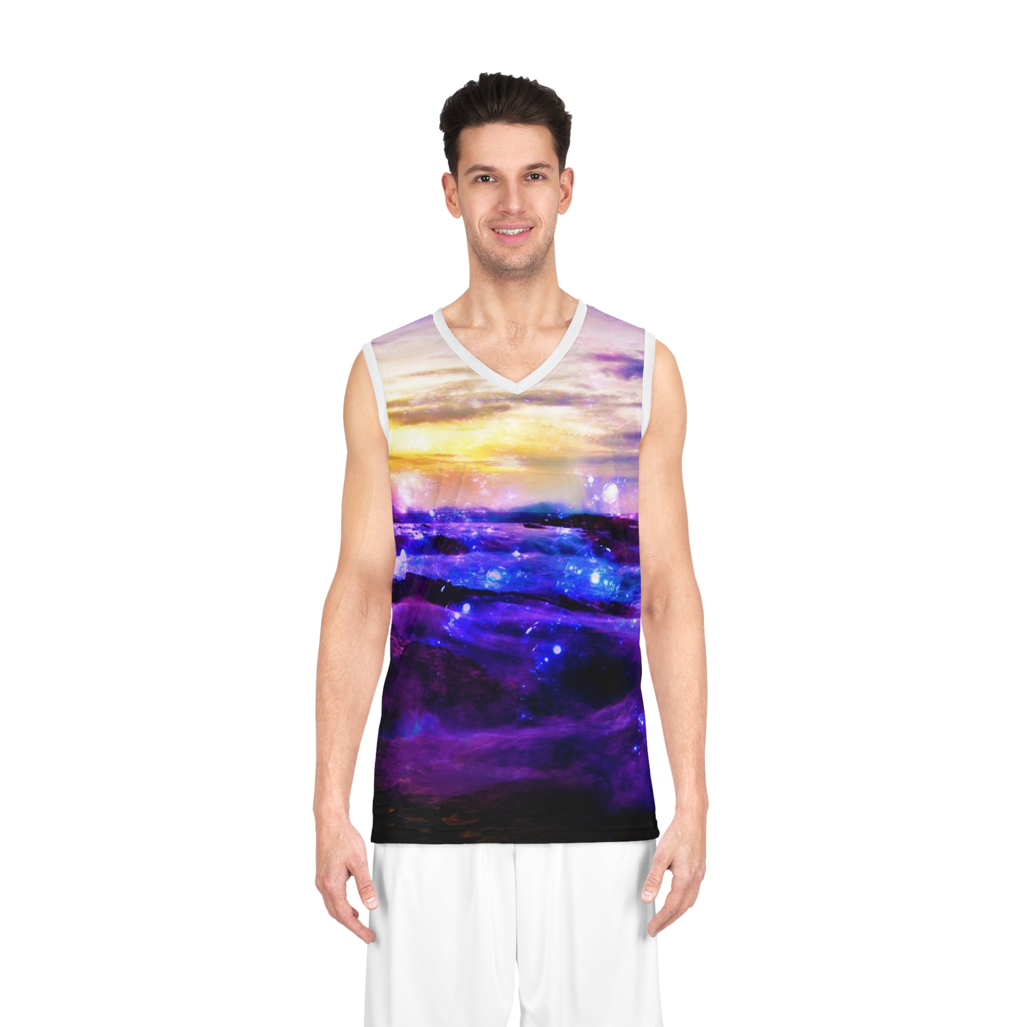 Vanilla Twilight Dreams Basketball Jersey