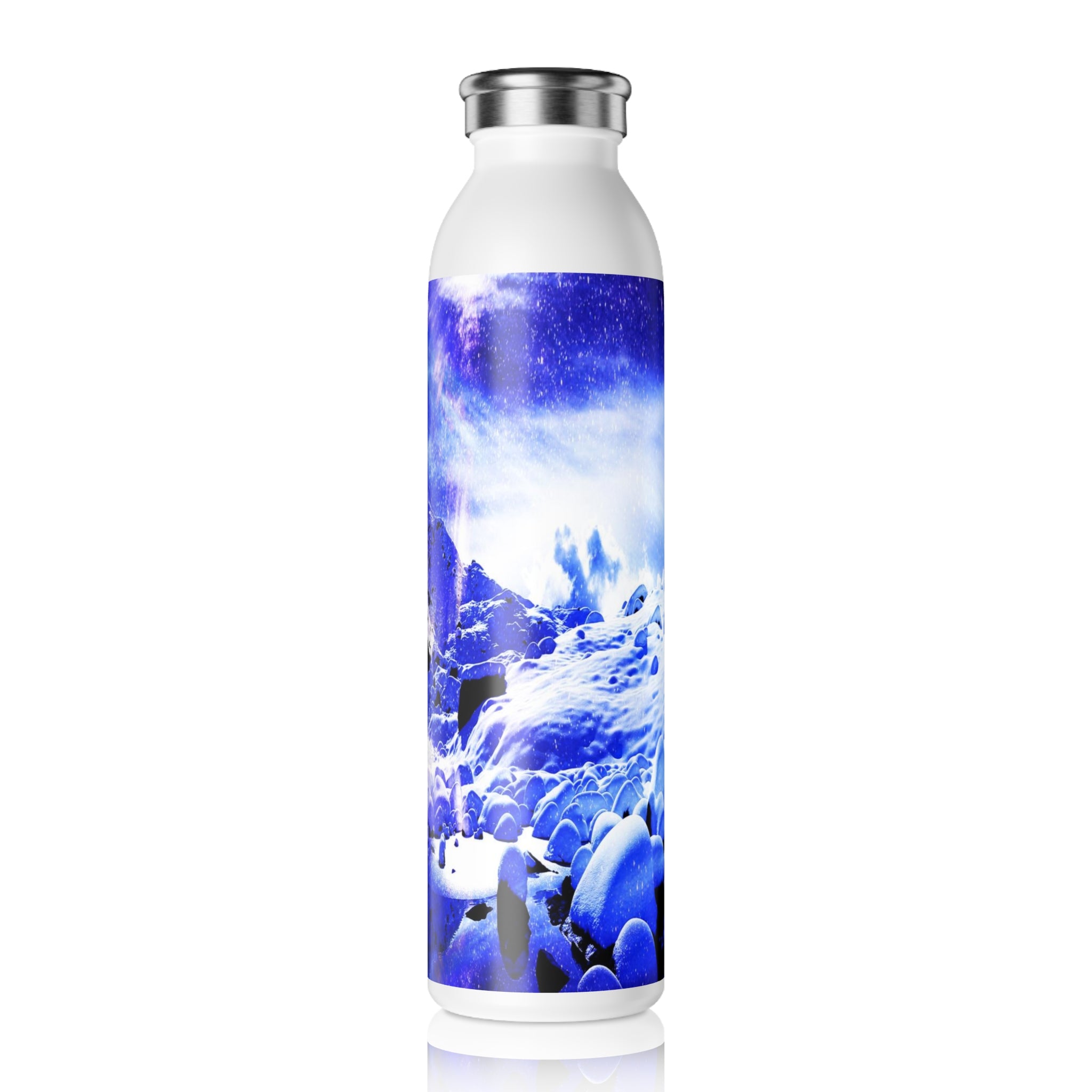 Yule Night Dreams Slim Water Bottle