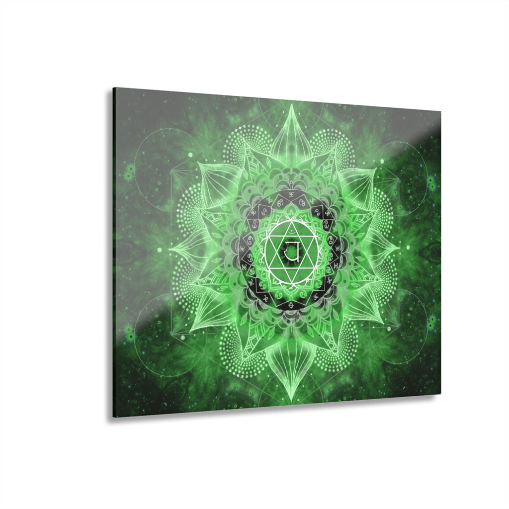 Anahata Meditations Acrylic Print (French Cleat Hanging)