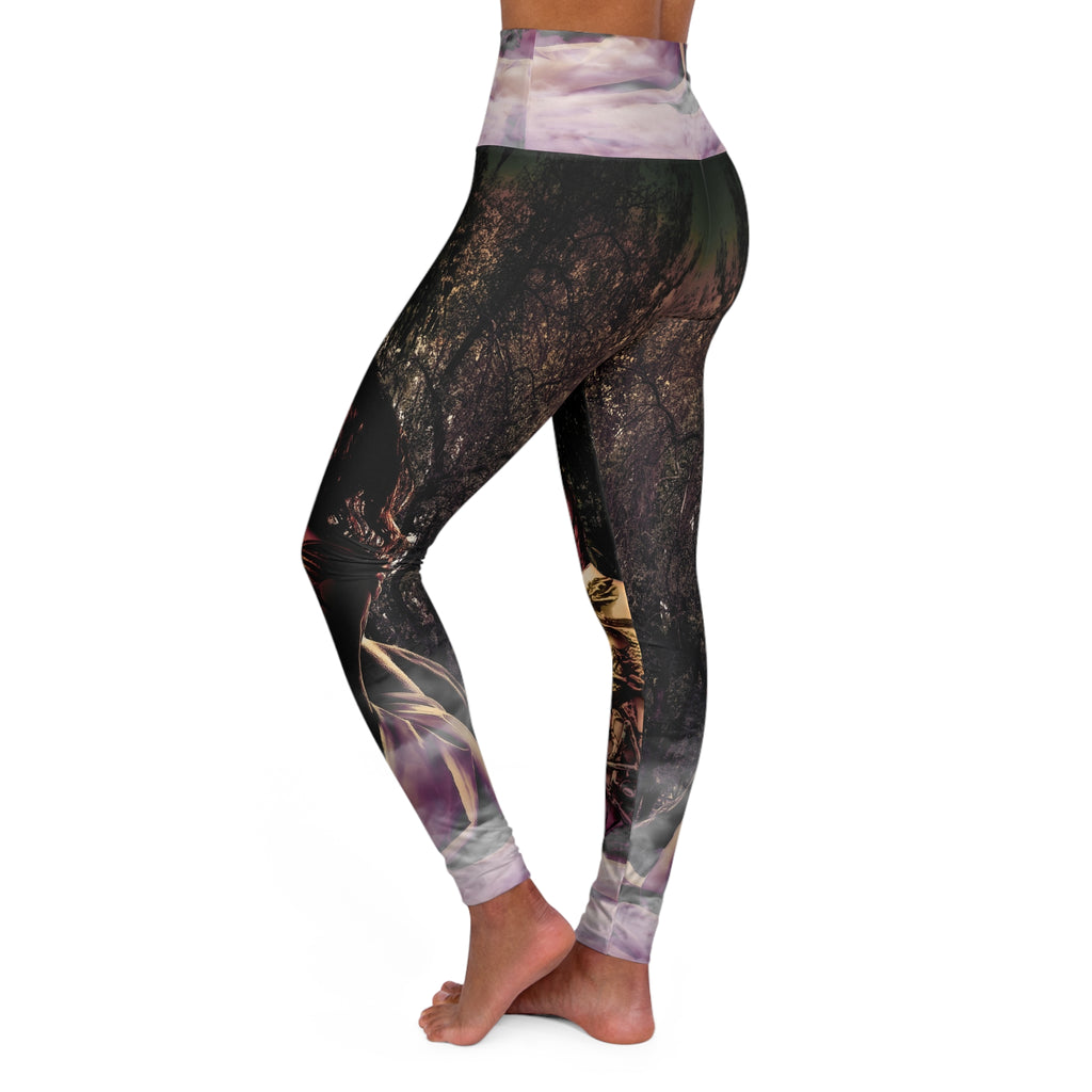 Samhain Eve Dreams High Waisted Yoga Leggings