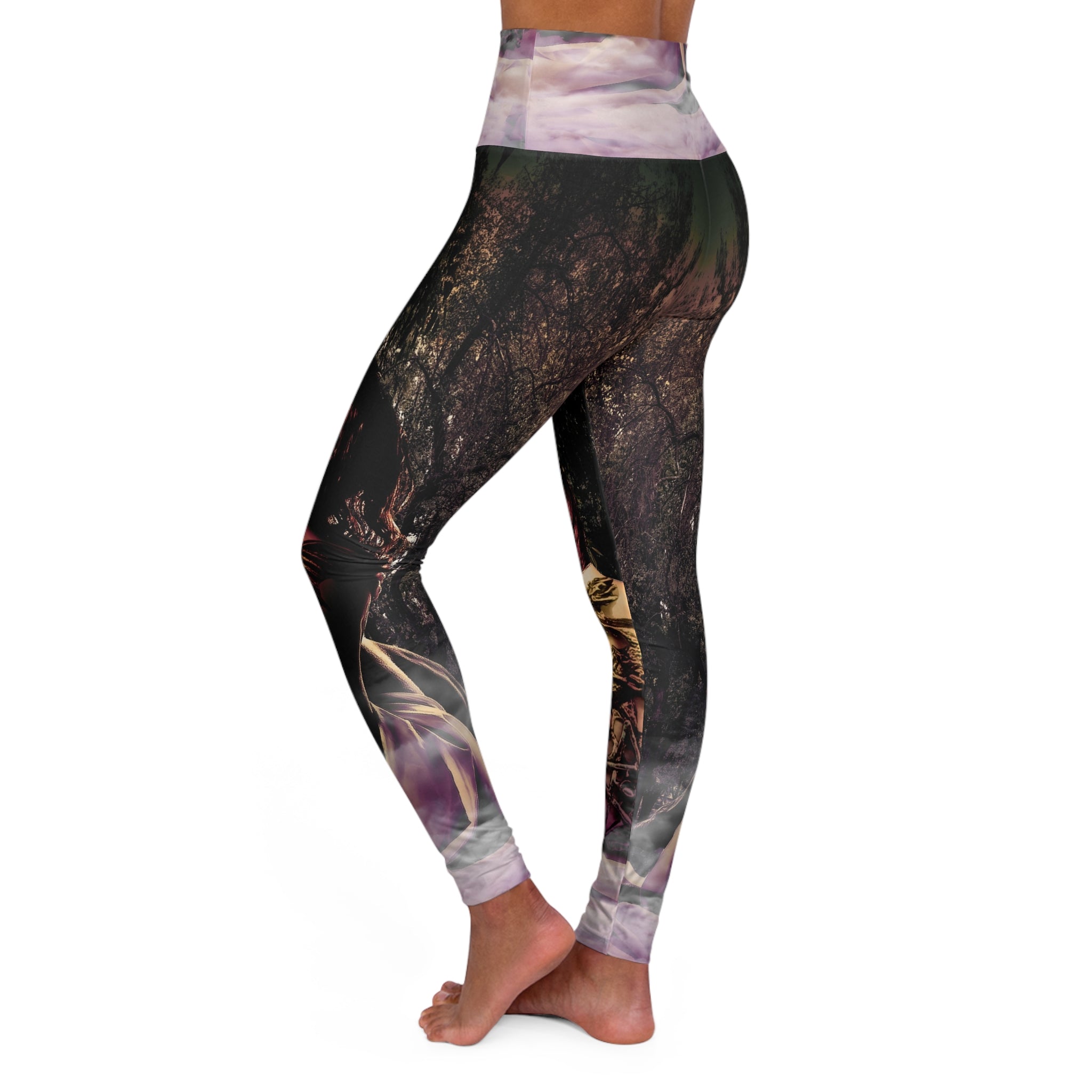 Samhain Eve Dreams High Waisted Yoga Leggings