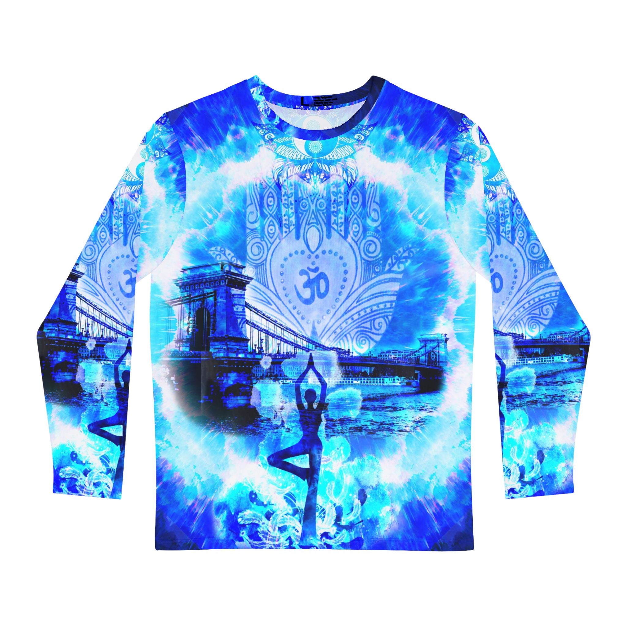 Amen Jin's Blue Sun Budapest Meditations Men's Long Sleeve Shirt