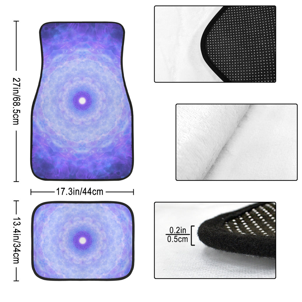 Katerina's Dragon Heart Desires 4-Piece Car Floor Mats （Customized Separately）| Ships from USA