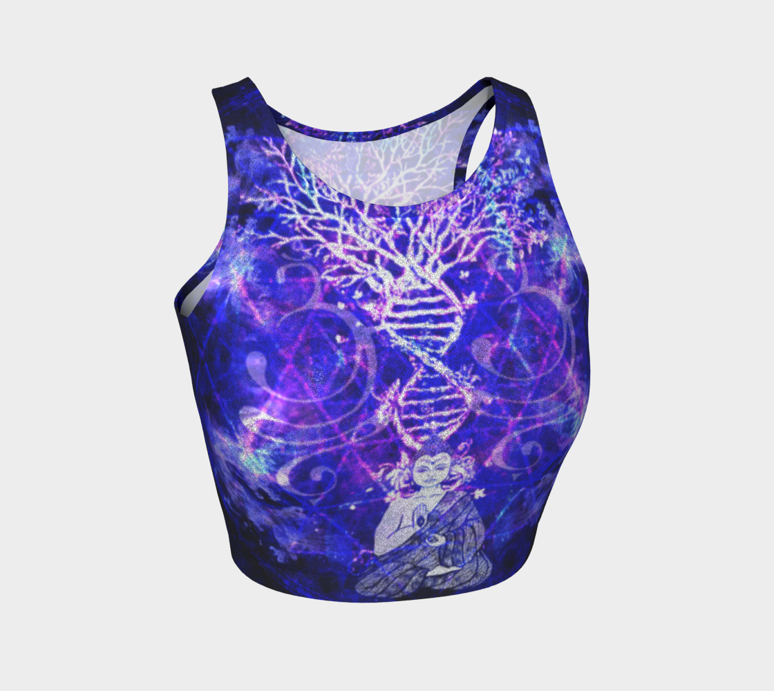 Katerina's Dragon's Eye Buddha Meditations Crop Top