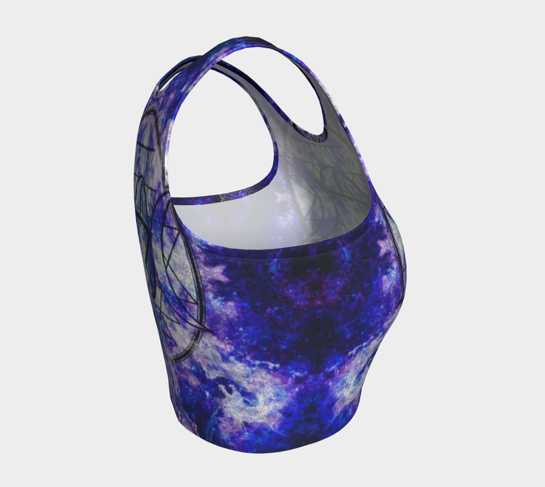 Amen Jin's Katerina's Dracularian Dragoness Magickal Awakening Meditiations  Athletic Crop Top