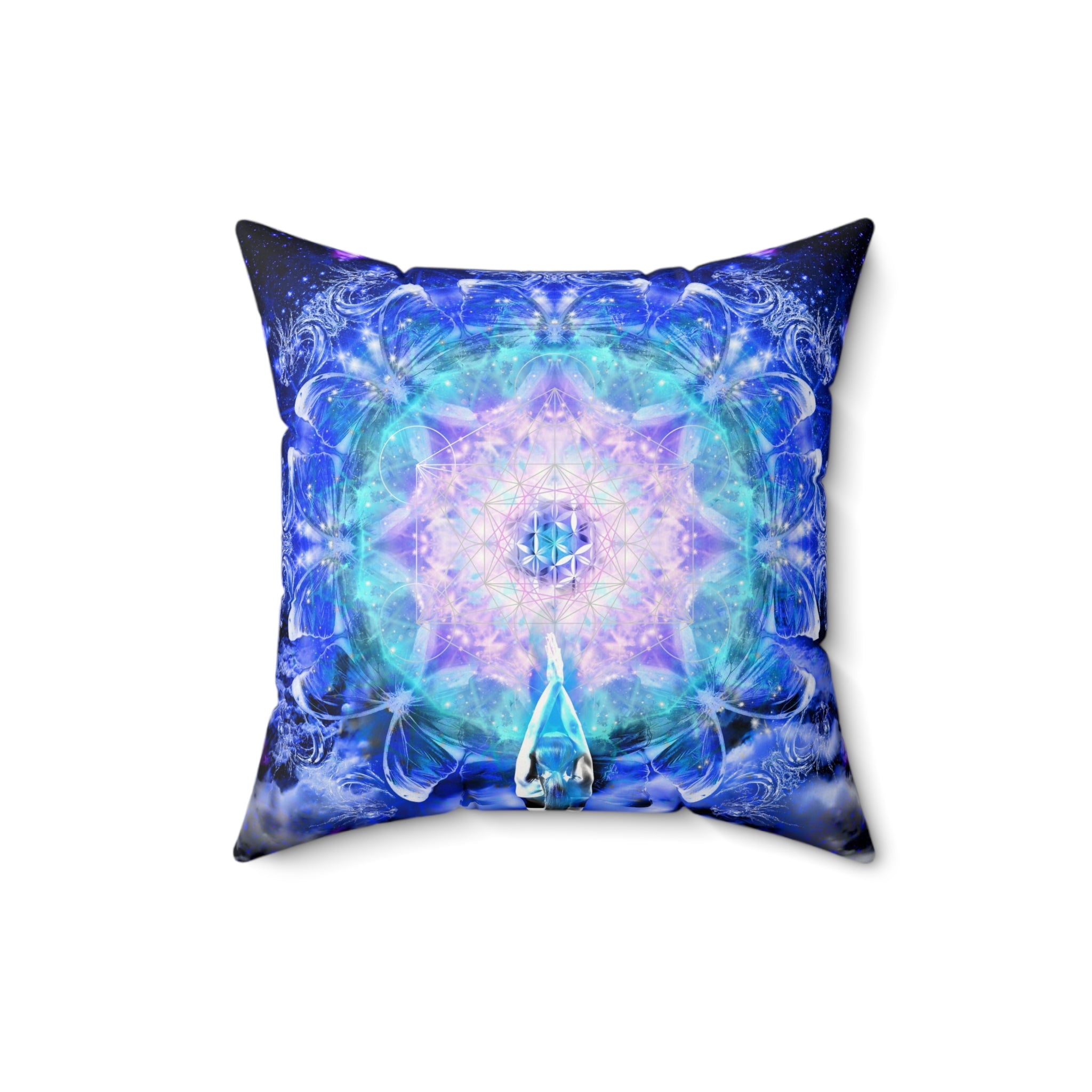 Amen Jin's Katerina's Eros & Psyche Metamorphosis Meditations Faux Suede Square