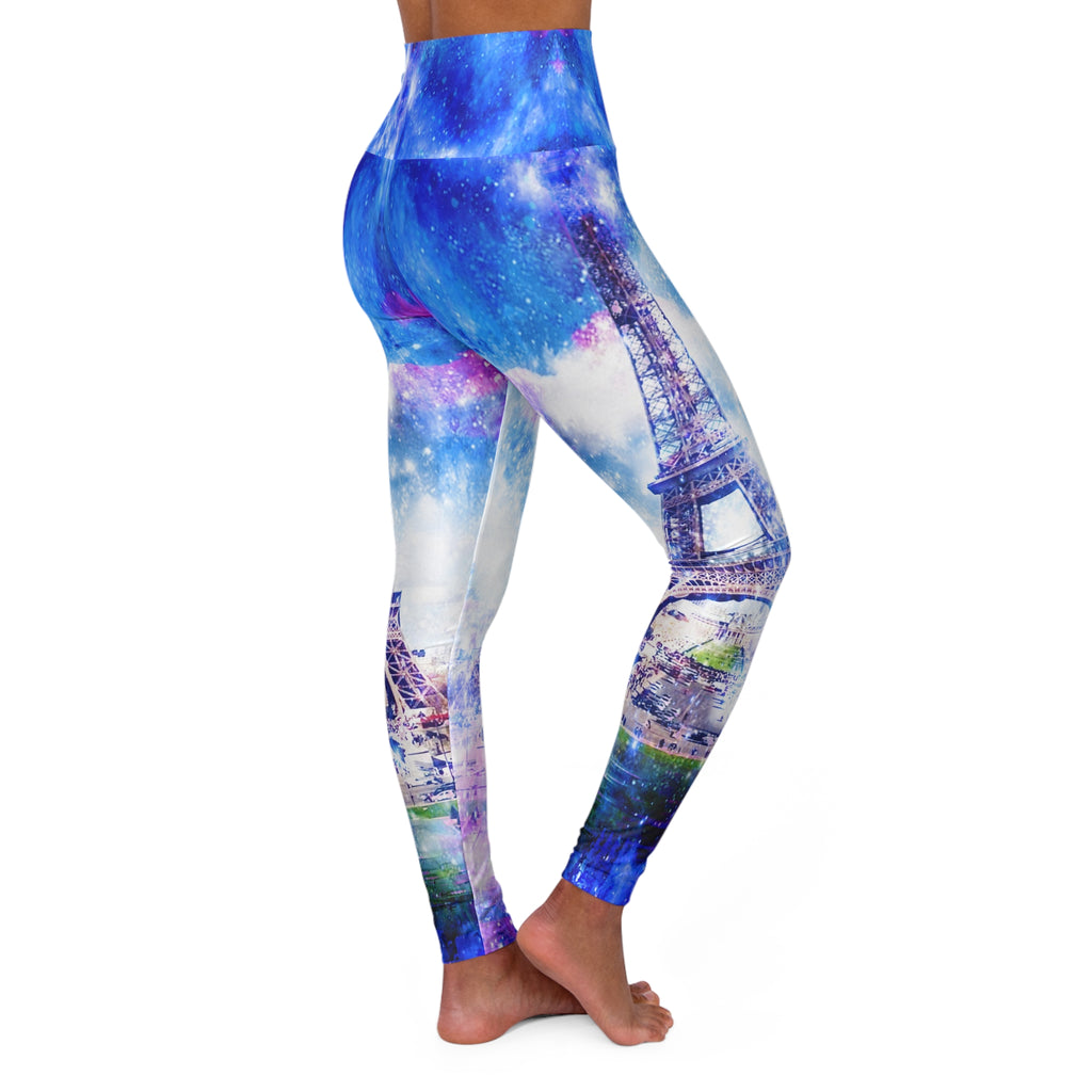 Rainbow Universe Parisian Dreams High Waisted Yoga Leggings