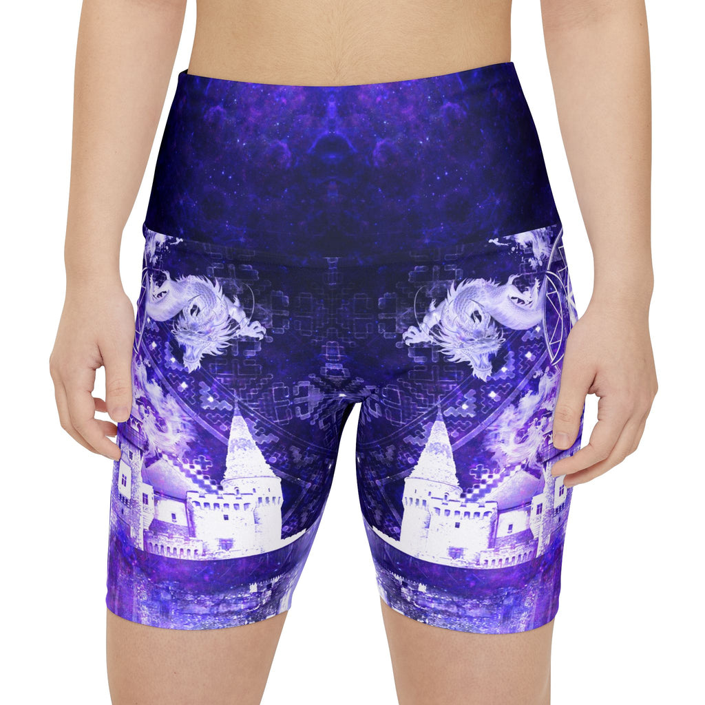 Katerina's Dragon's Eye Dracularian Meditations Women's Workout Shorts