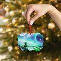 Katerina's Noel Yule Night Dreams Metal Plaque Ornament