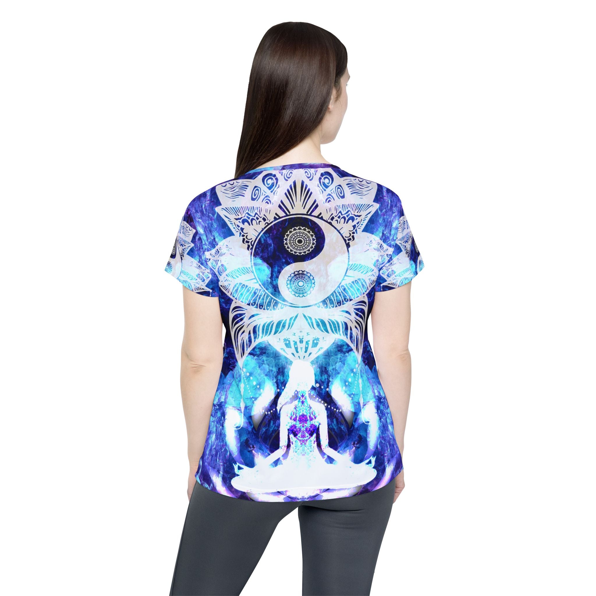 Amen Jin's Dragon's Gate Lotus Meditations Women's Sports Jersey