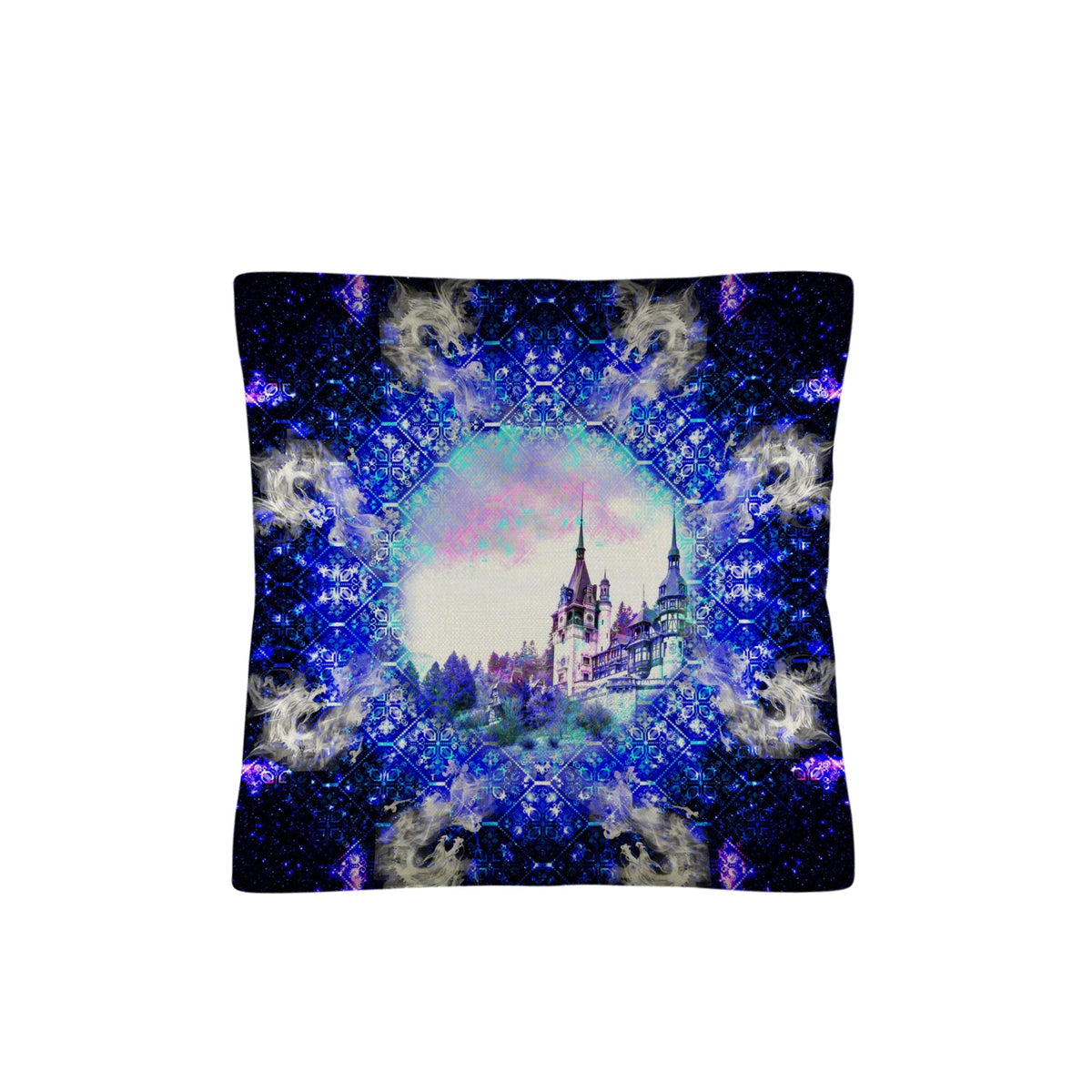 Amen Jin's Katerina's Eros & Psyche Desires Dragoness Dreams Linen Throw Pillow 18" x 18" ( 1 Piece ) | Ships from USA