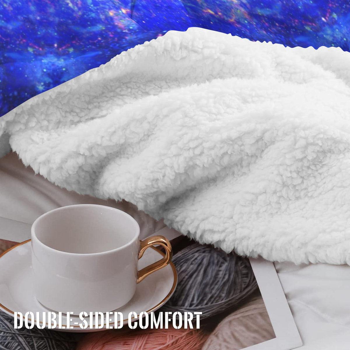 Amen Jin's Katerina's Afterall Desires Sherpa Fleece Blanket 30" x 40" | Ships from USA