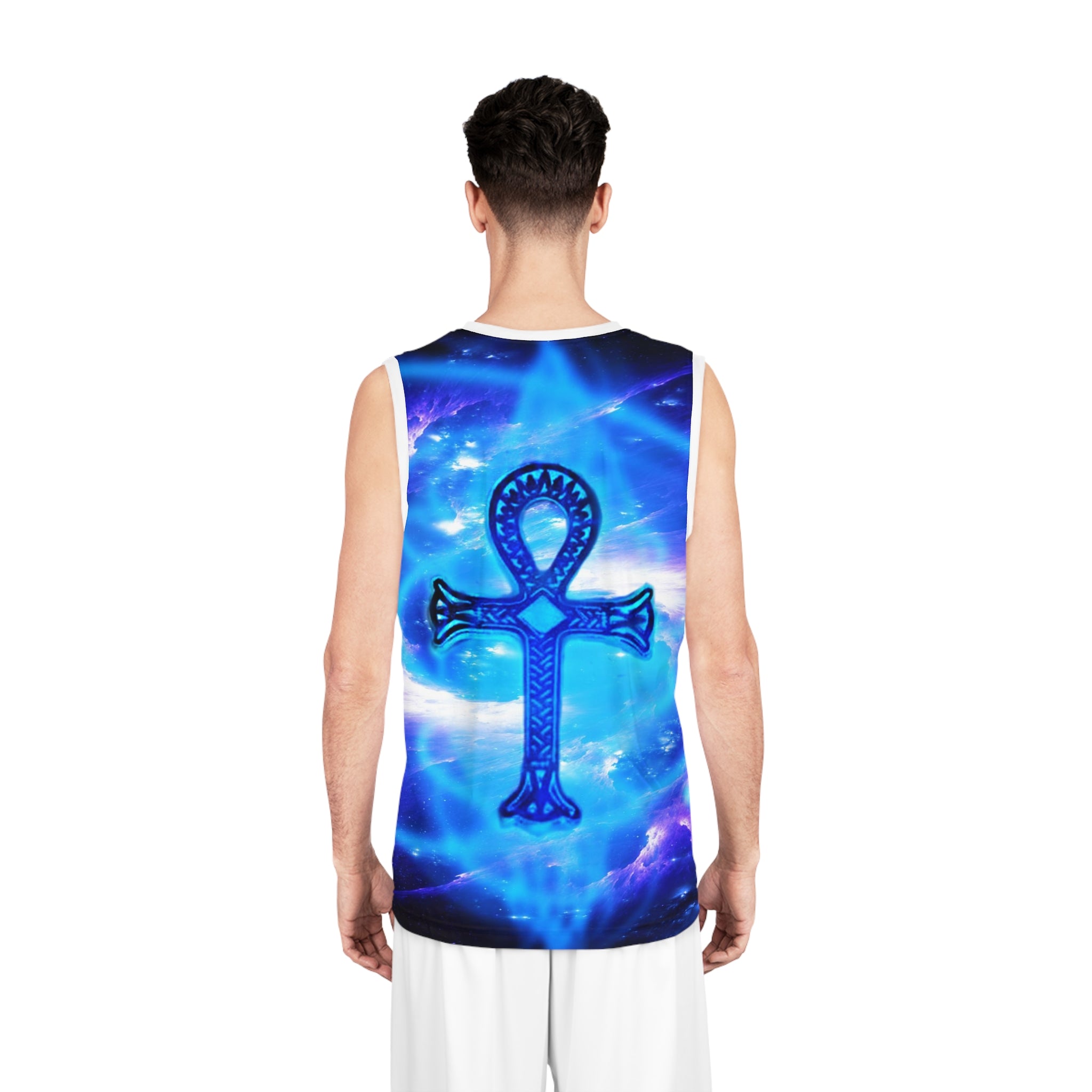 Amethyst Sapphire Ankh Dreams Basketball Jersey